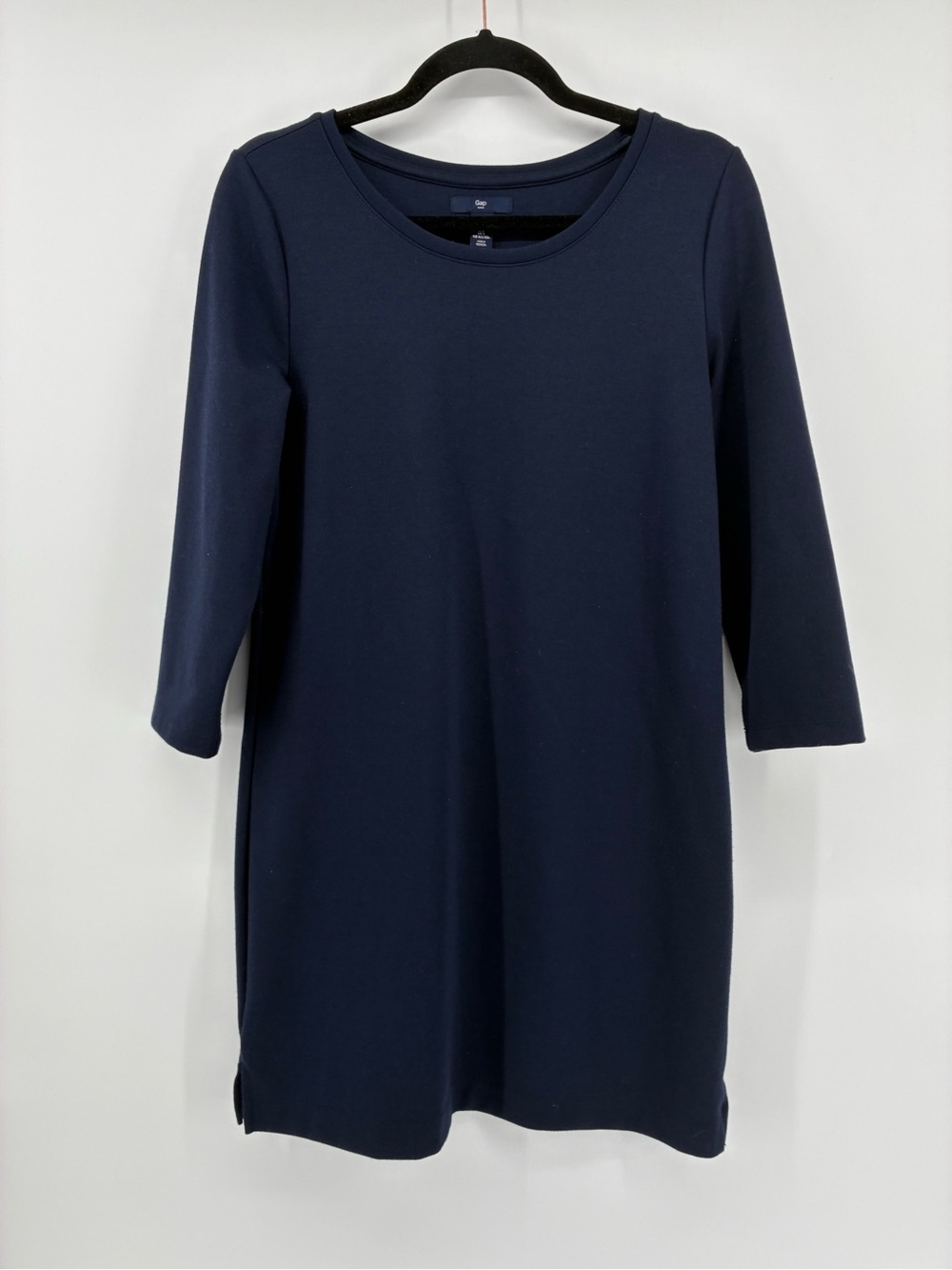 GAP Navy Long-Sleeve Shift Dress